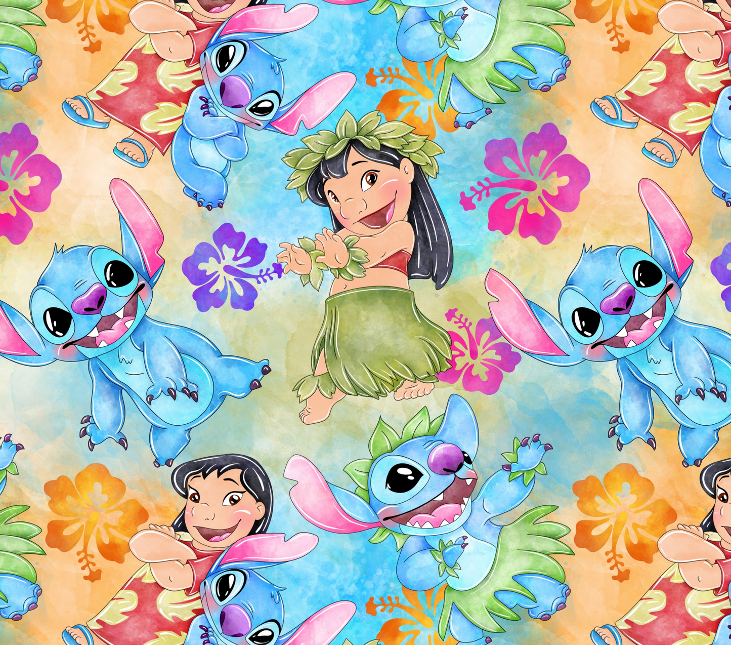 Little hula girl tumbler